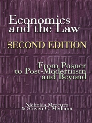 cover image of Economics and the Law